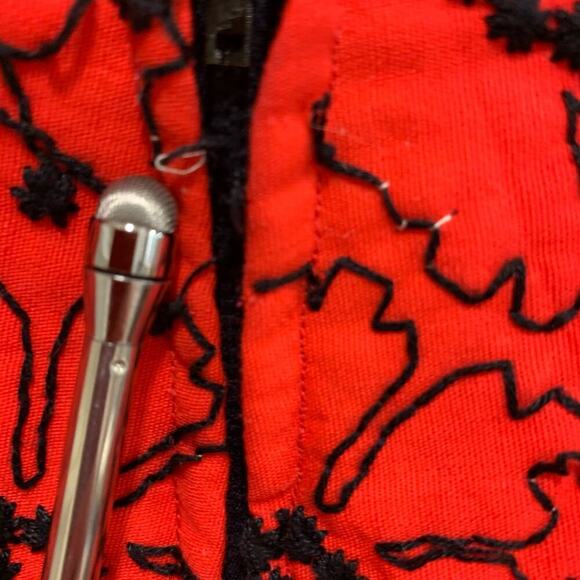 Vintage Maxi Skirt Handmade Pink and Black Blanket Material Size Measured Medium - Picture 7 of 9